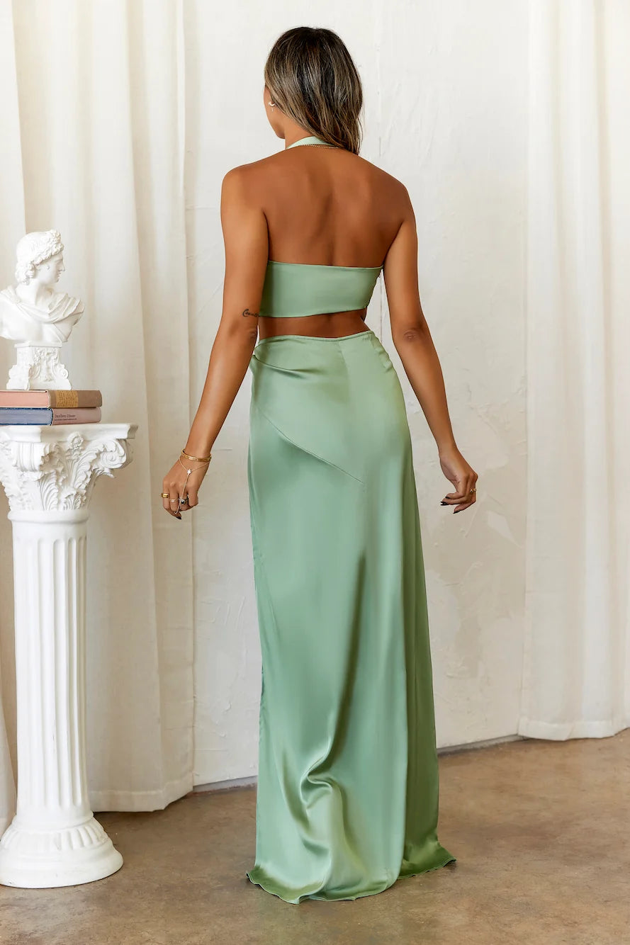 HELLO MOLLY Make Them Stop and Stare Maxi Dress Black