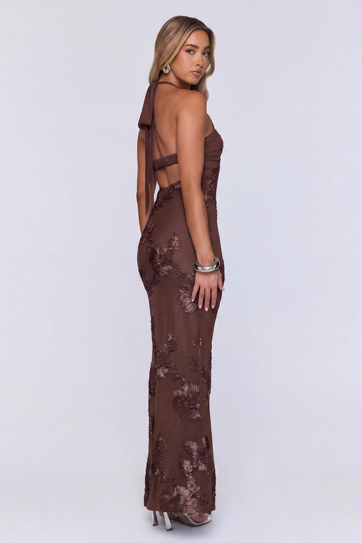 Love Muse Halter Maxi Dress Yellow