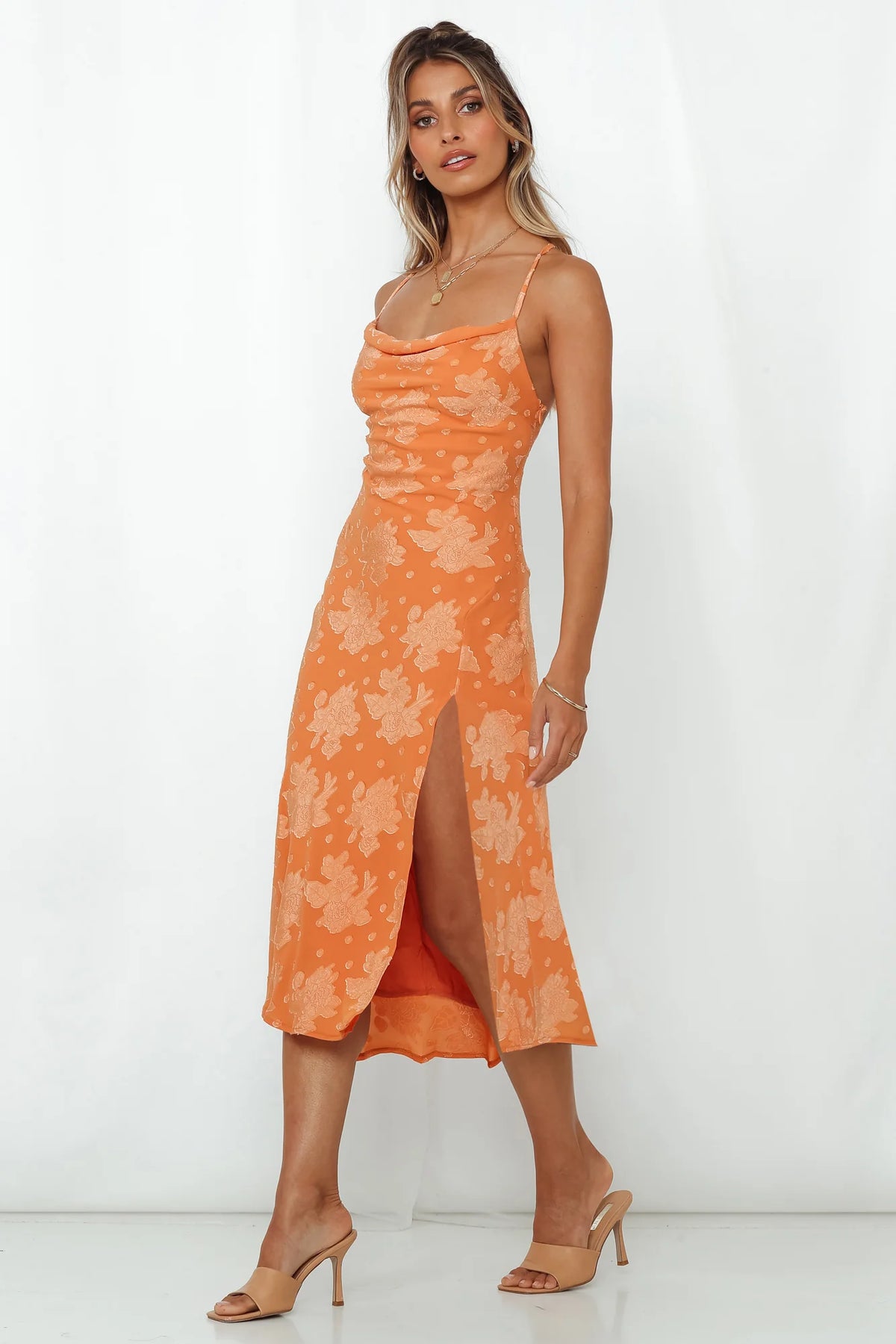 Drinks On Me Midi Dress Pistachio