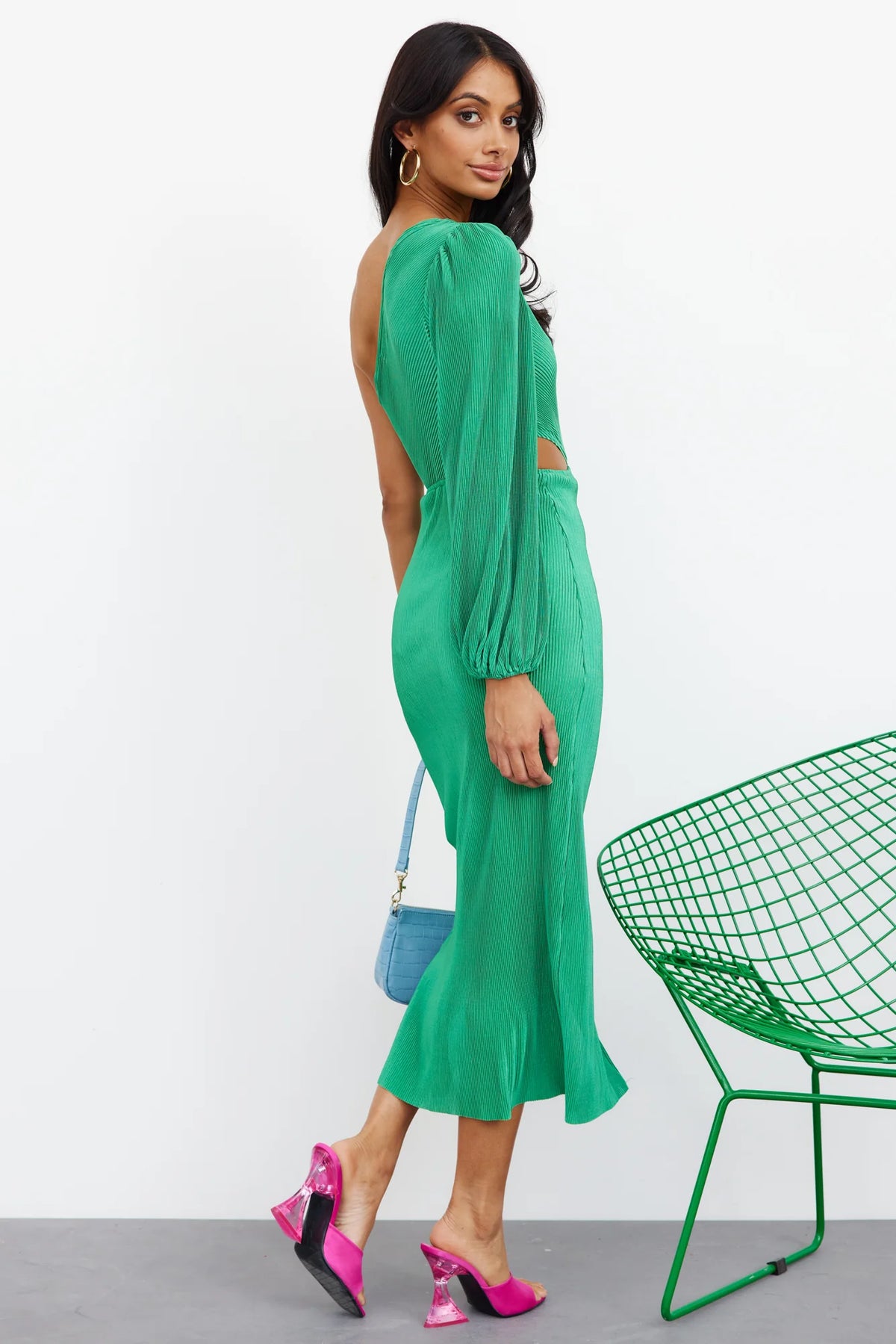Honey Lover Midi Dress Olive