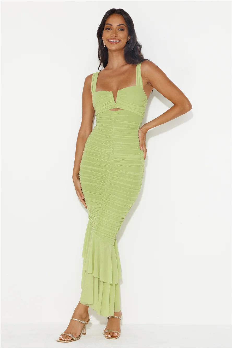Party Pal Midi Dress Blue