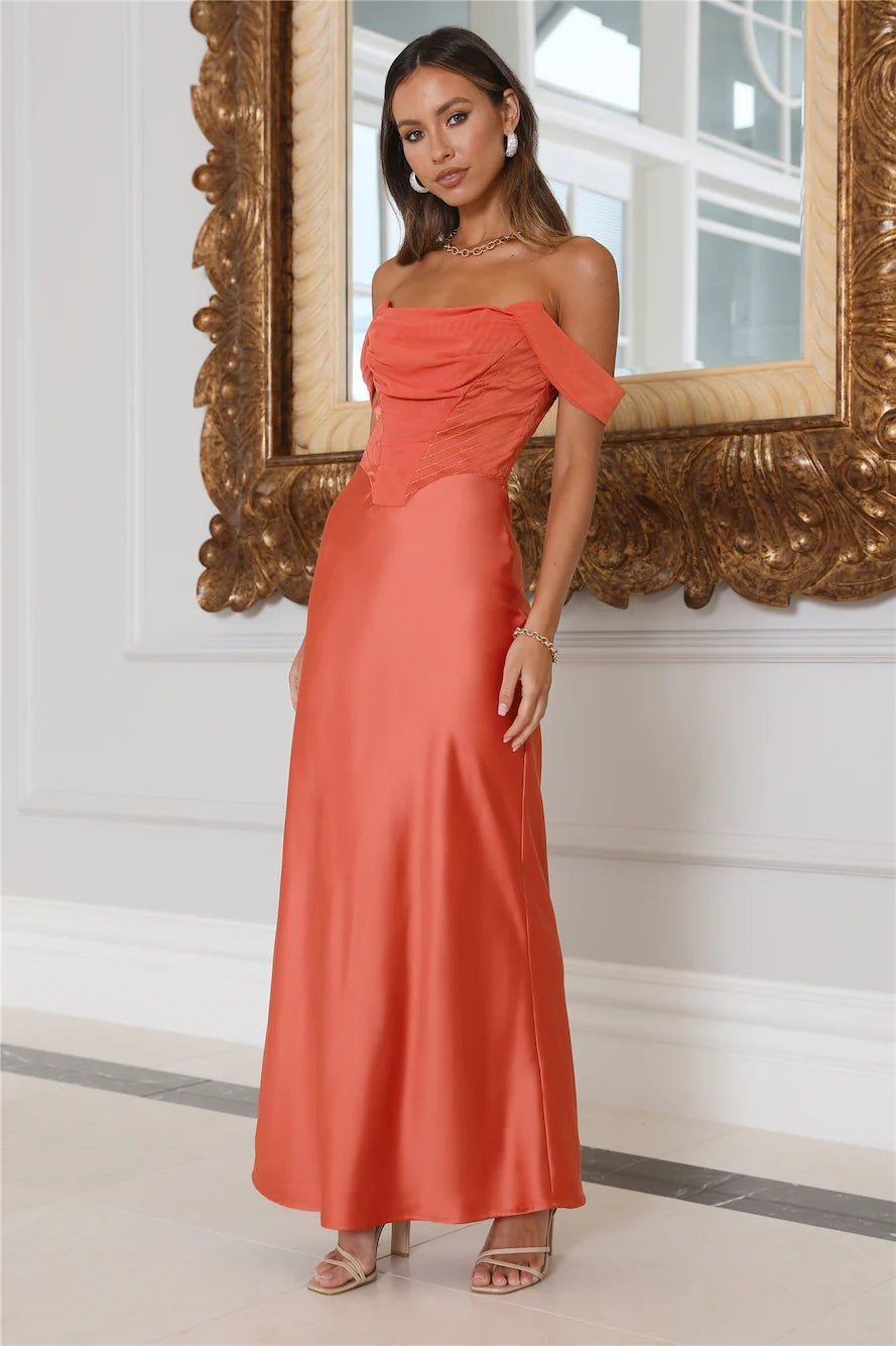 Princess Moment Maxi Dress Green