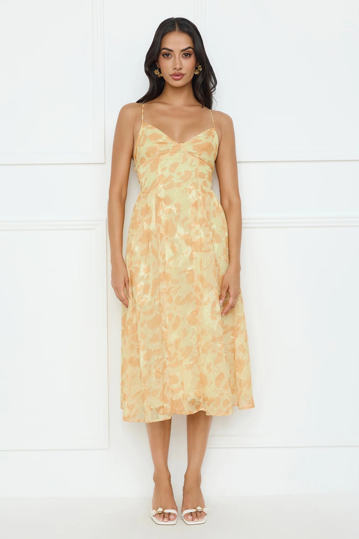 Fresh Nectar Midi Dress Blue