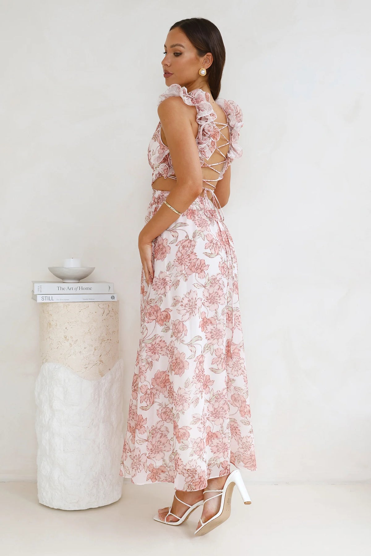 Extra Guest Maxi Dress Blue