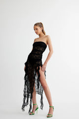LIONESS Rendezvous Dress Onyx