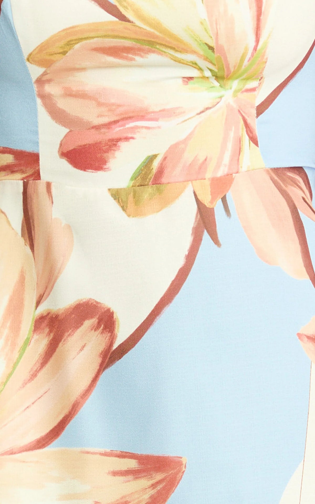 Robyn Mini Dress - Square Neck Halter Neck Faux Wrap Dress in Yellow Retro Flower Border Print