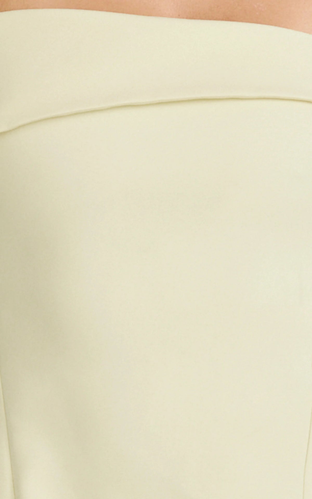 Eljay Mini Dress - Long Sleeve Off Shoulder Knot Detail Dress in Lemon