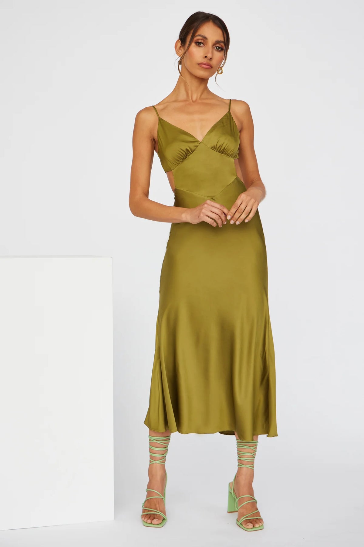 Sunrise Street Midi Dress Pink