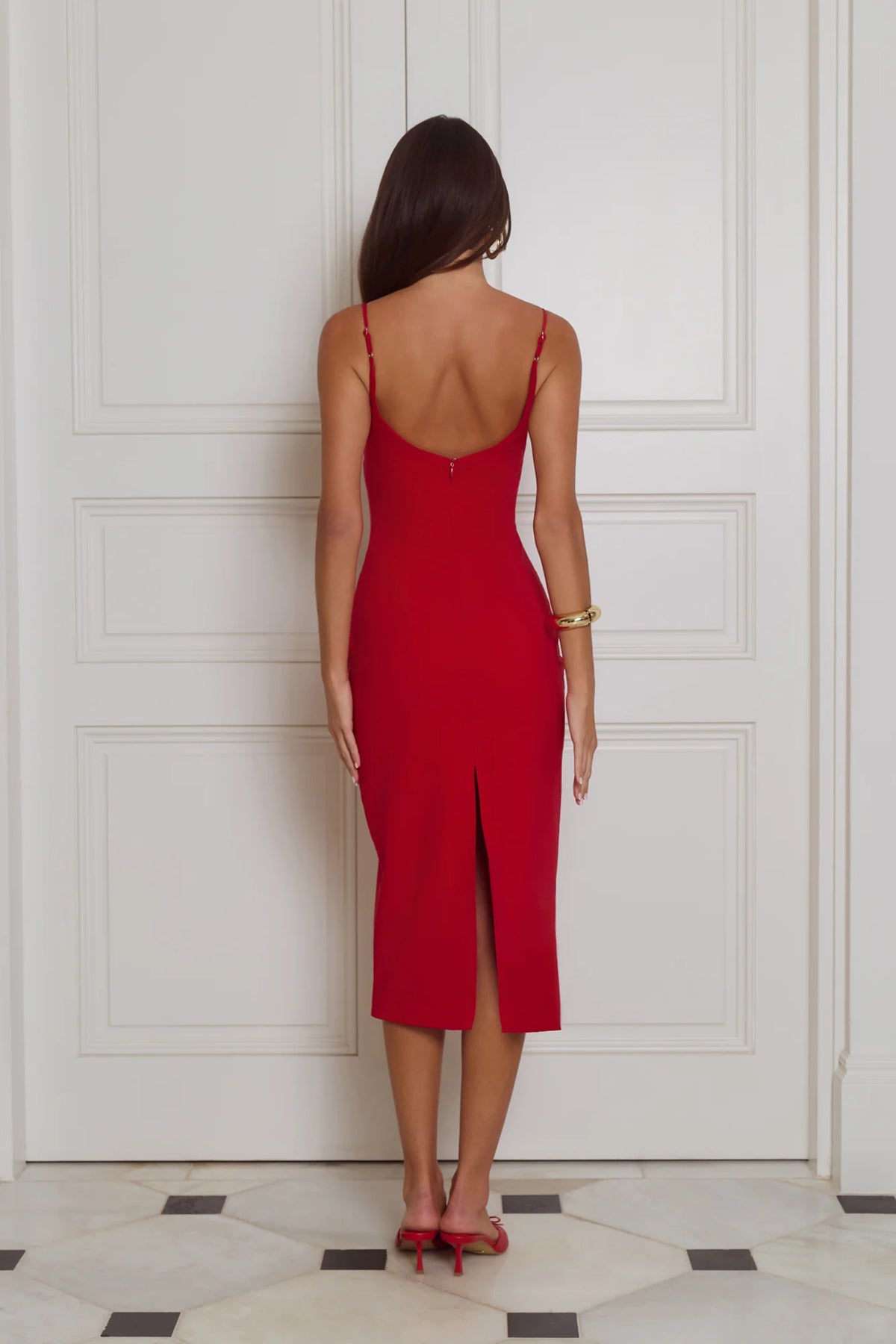 Luxe Collective Midi Dress Black