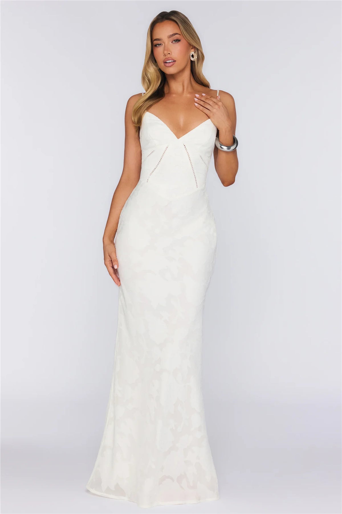 Sunset Current Maxi Dress Cream