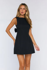 Easy Elegance Mini Dress Black