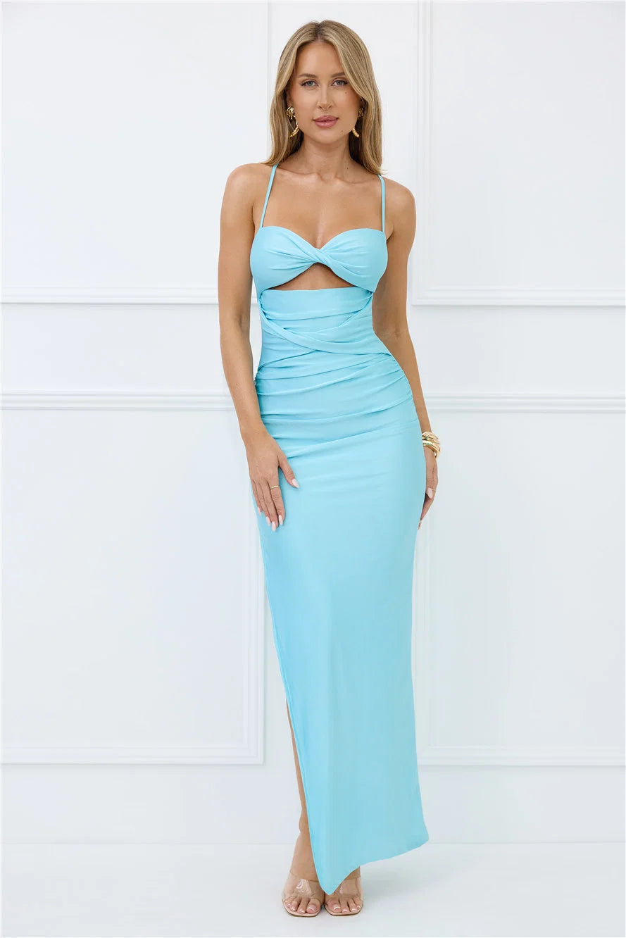 Meet The Queen Maxi Dress Chocolate