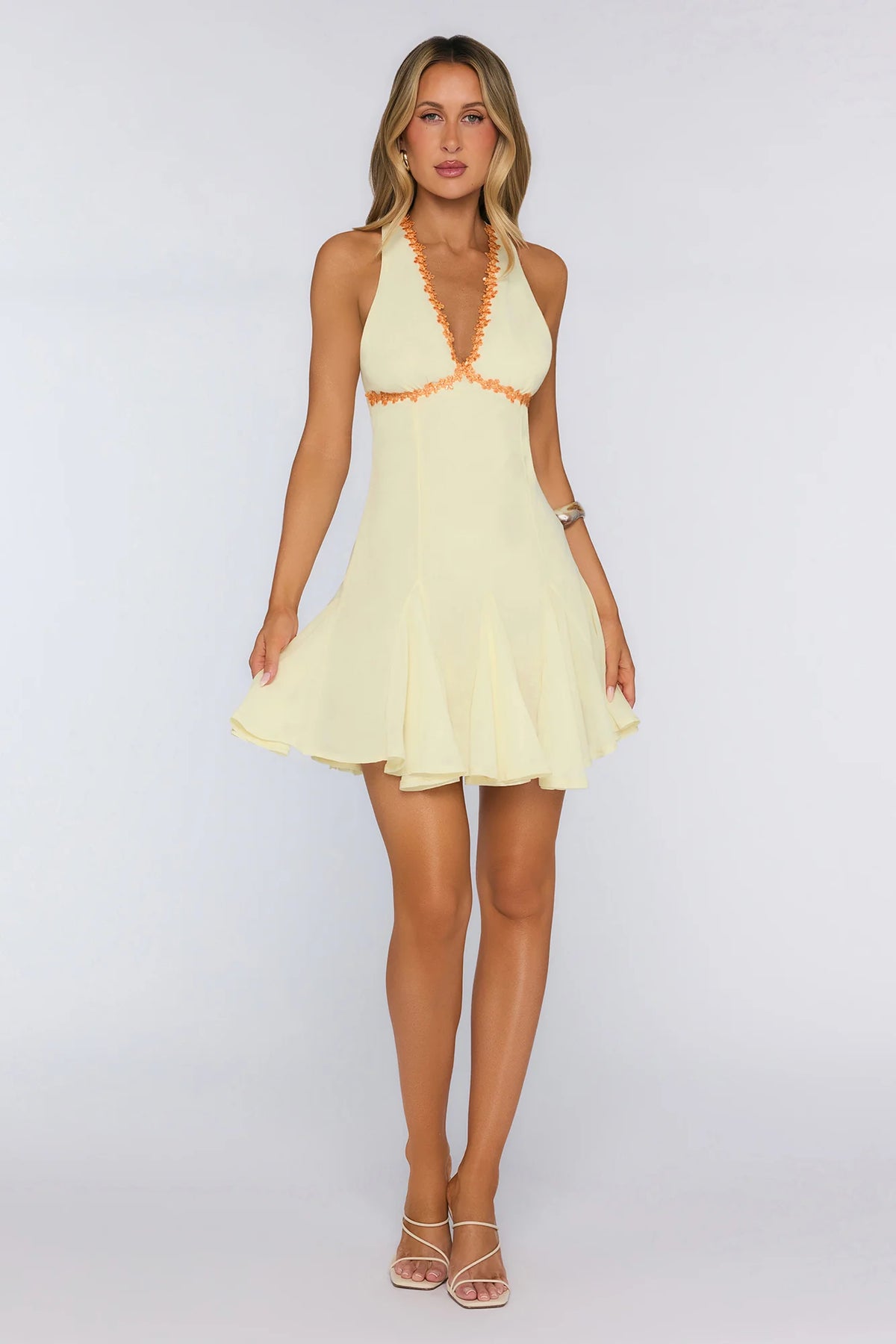 Style Room Mini Dress Yellow