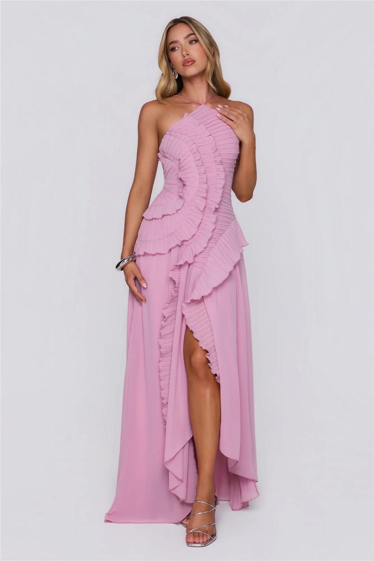 Beyond Style Maxi Dress Ecru