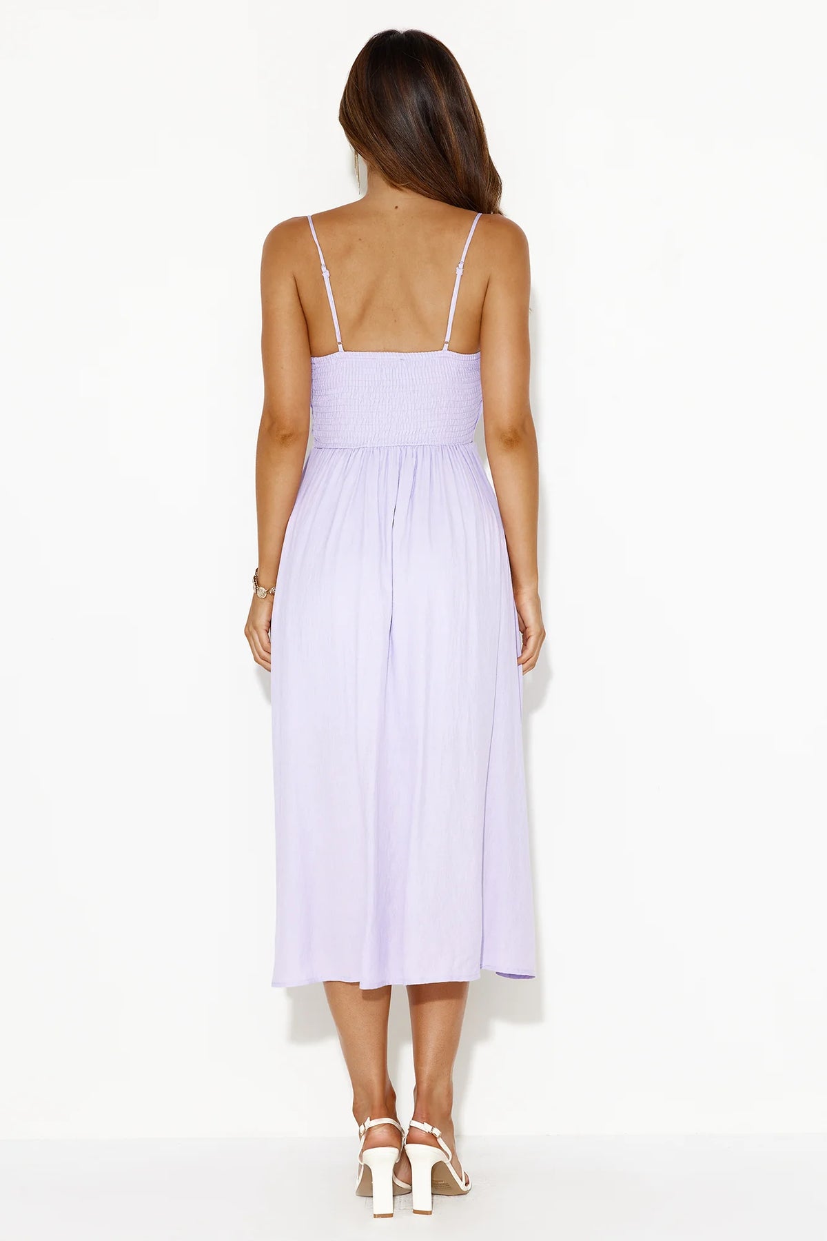 Channeling Moods Midi Dress Pink