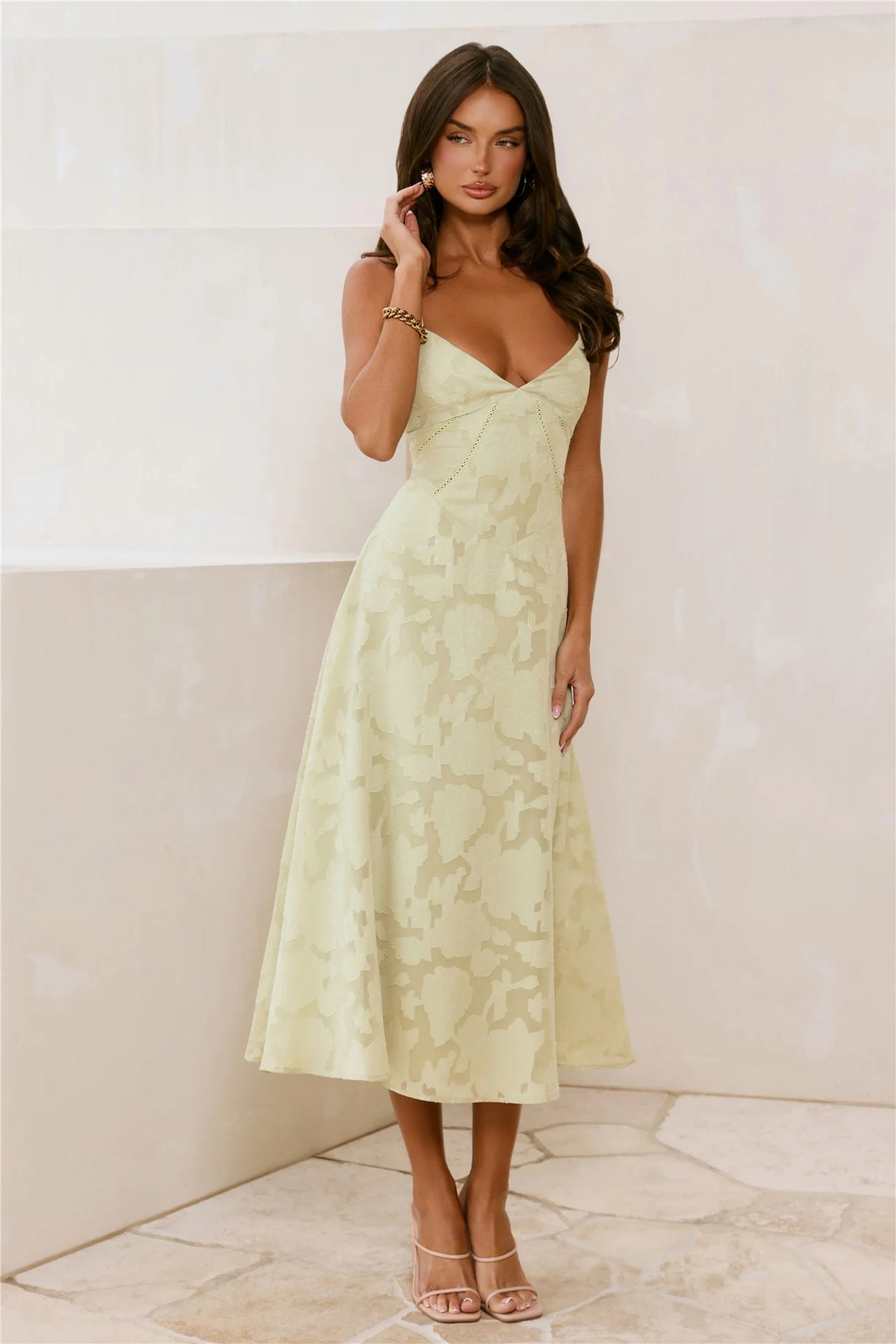 Tide Kissed Midi Dress Blue