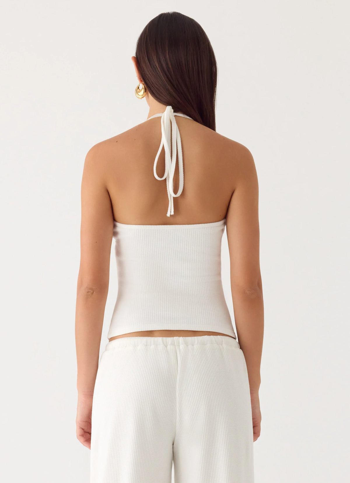 Henry Halter Top - Ivory