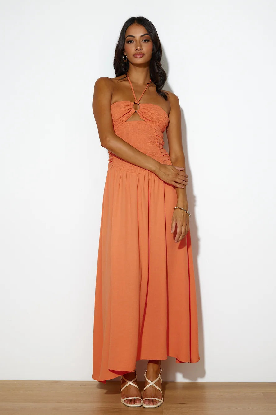 Go Back In Time Midi Dress Green
