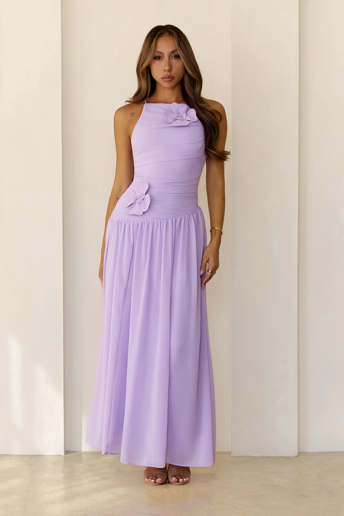Evening In Élan Maxi Dress Lilac