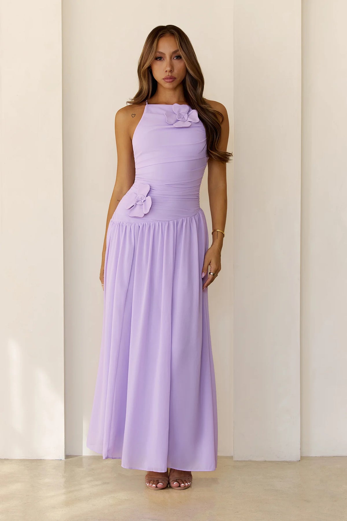 Evening In Élan Maxi Dress Lilac
