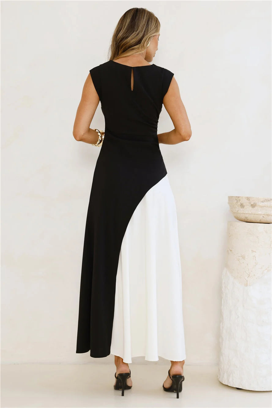 Starlit Soiree Maxi Dress Black