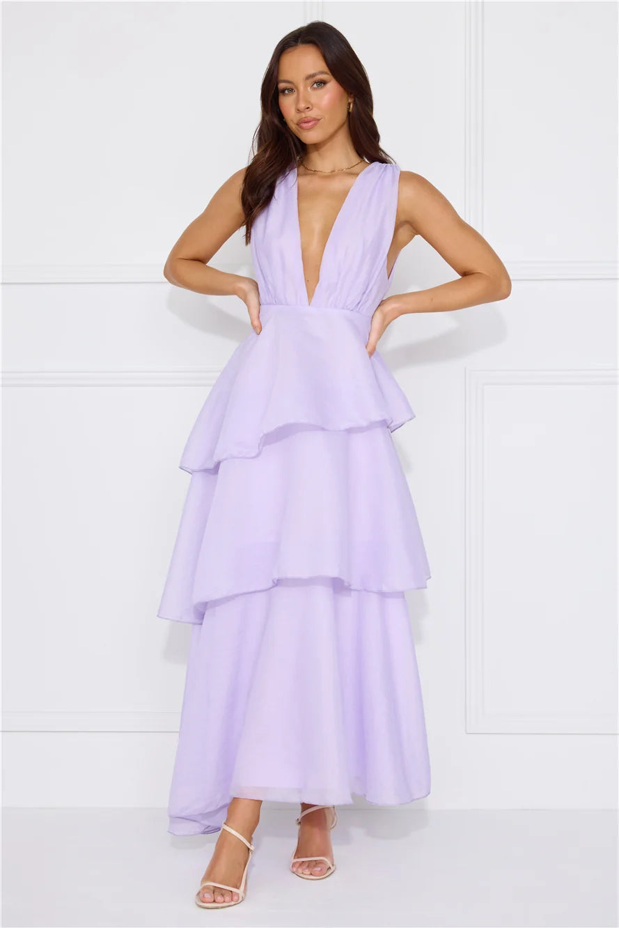 Fashion Zone Maxi Dress Aqua