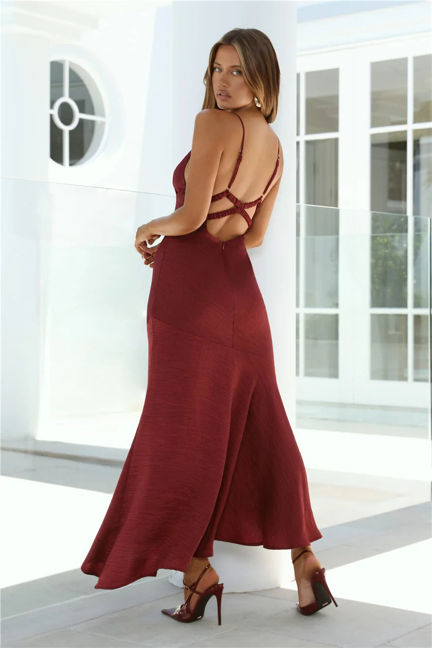 Enchanted Glow Maxi Dress Blue