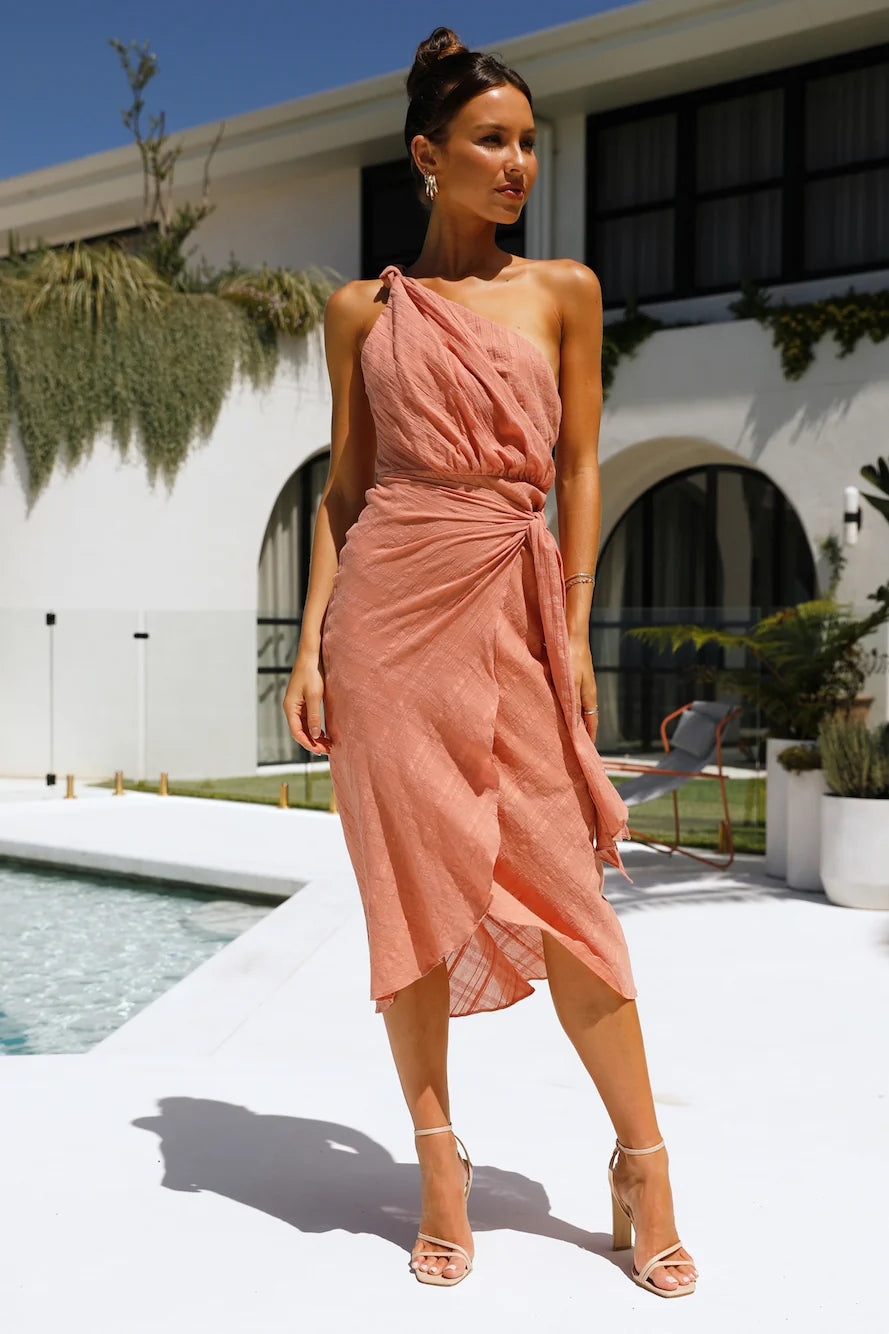 Golden Vibes Midi Dress Olive