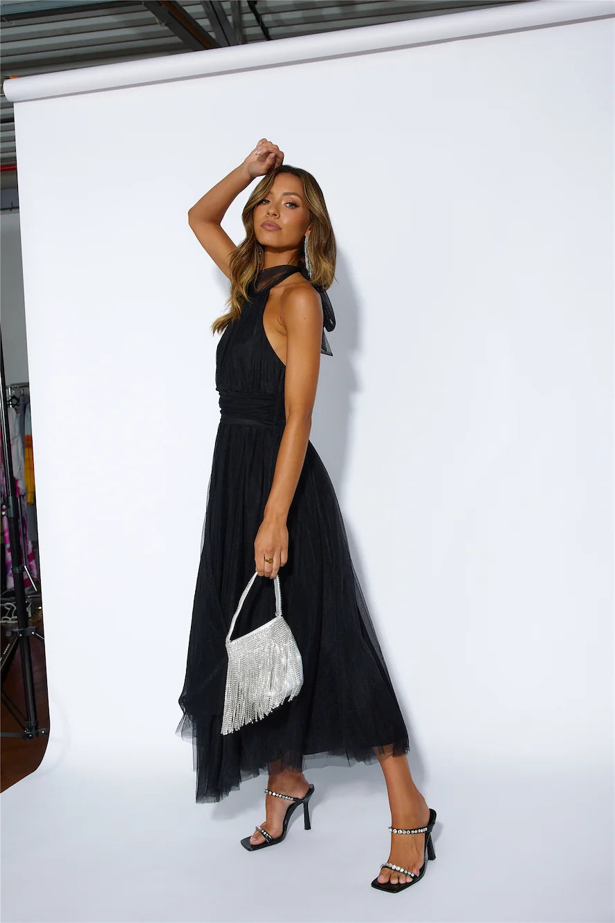 Tangled Up Maxi Dress Yellow