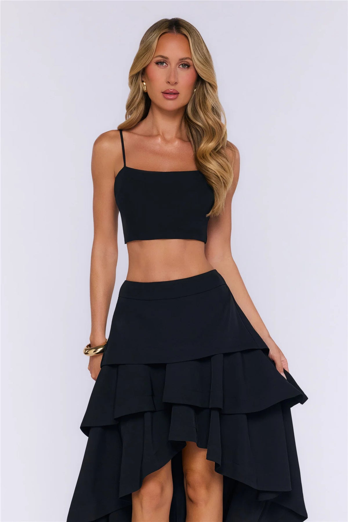 Rosy Love Crop Top Red