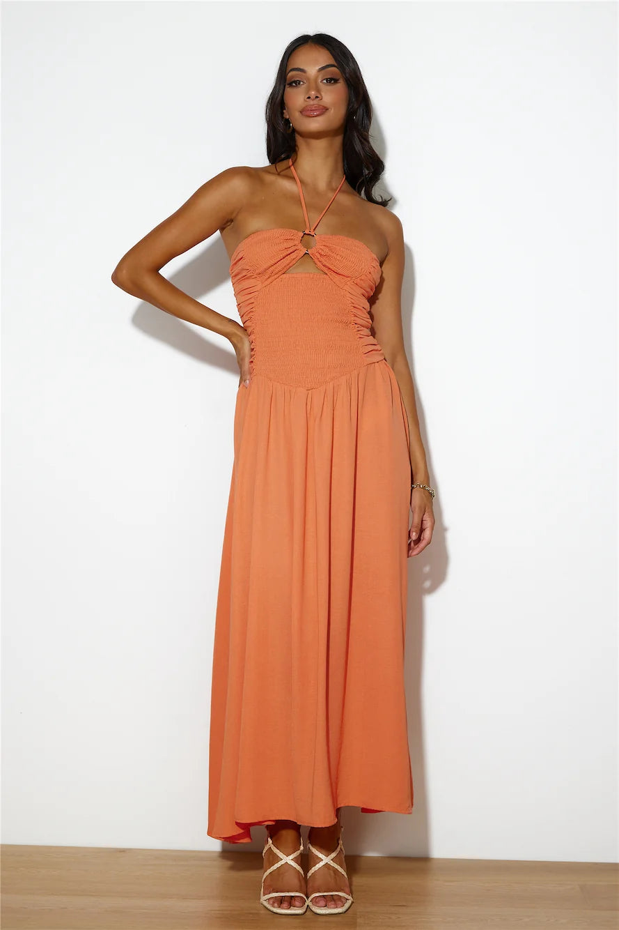 Go Back In Time Midi Dress Green
