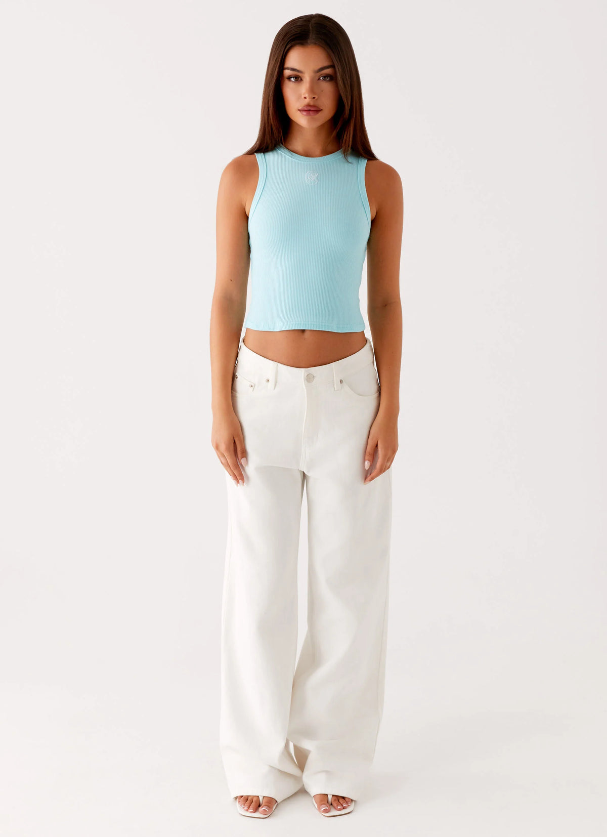 Veda Tank Top - Turquoise