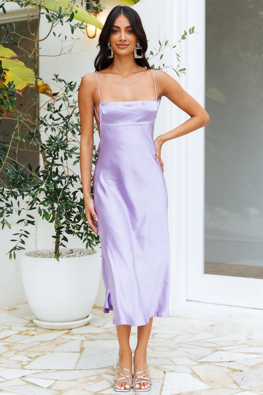 No Advice Midi Dress Lime