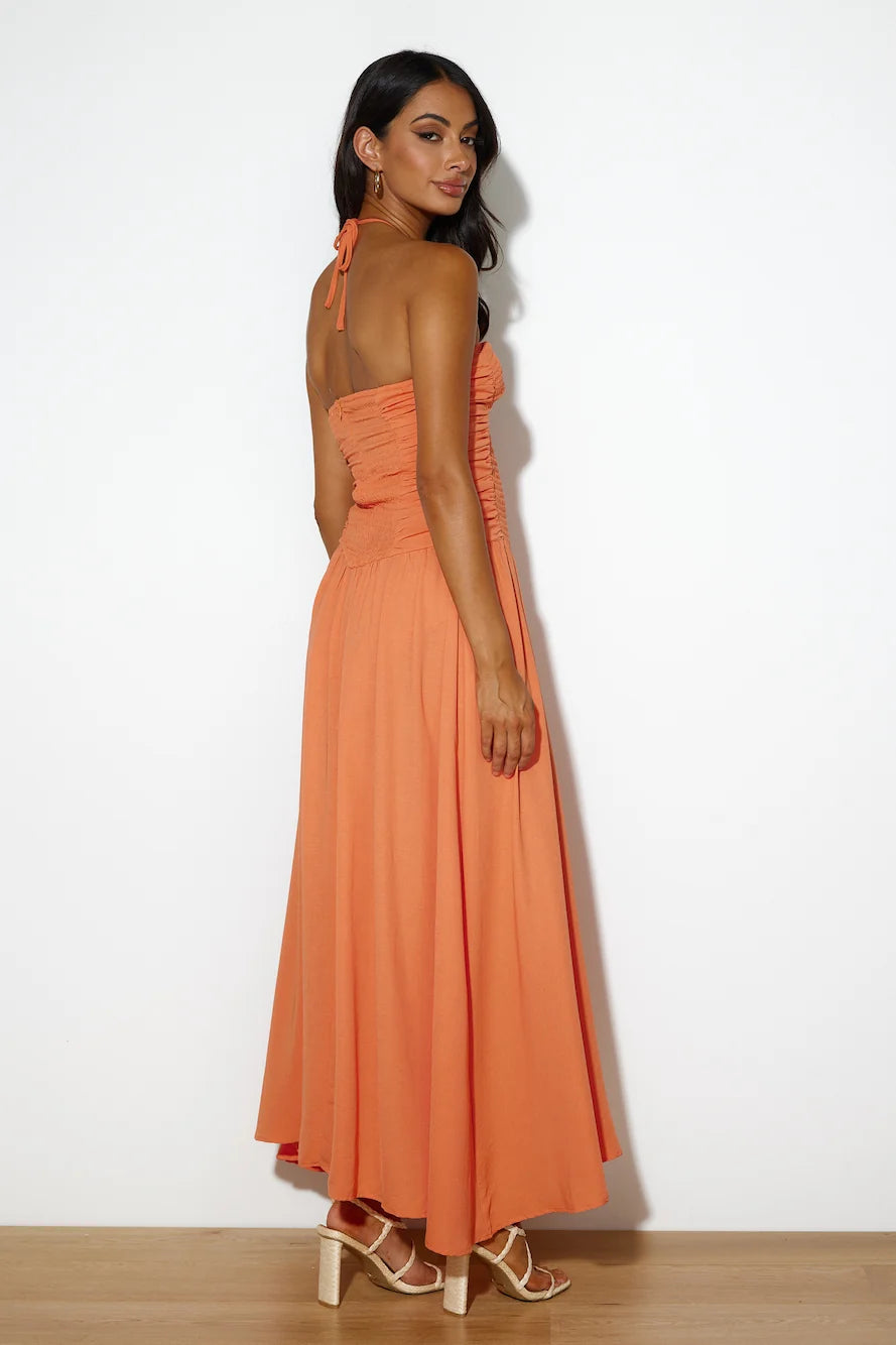 Go Back In Time Midi Dress Green