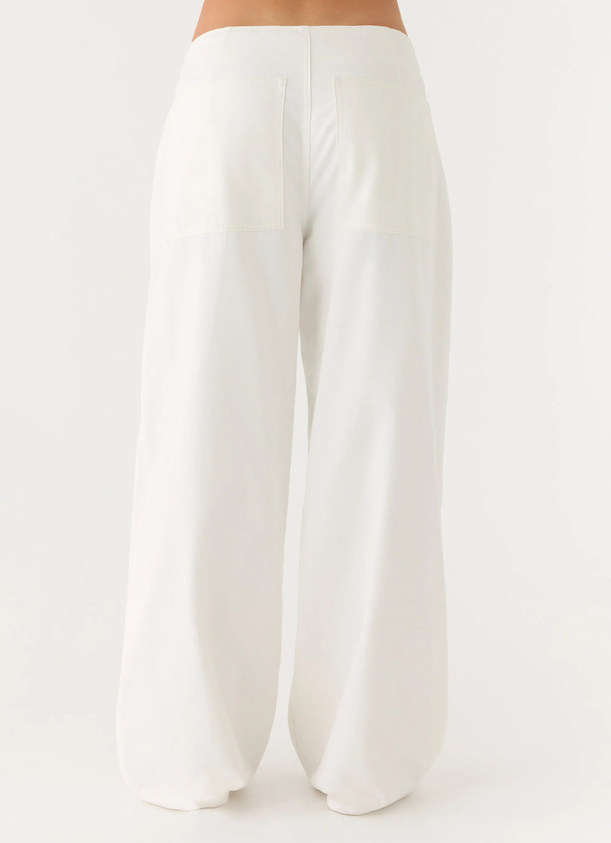Seethal Low Rise Pants - White