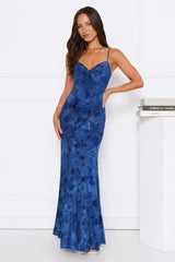 She’s A Wildflower Maxi Dress Blue